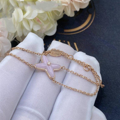 [Star Jewelry]JEUX BRACELET PINK MOP PINK GOLD 1 DIAMOND