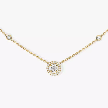 [Stars Jewelry]Diamond Necklace 0,20ct Brilliant Shape Joy