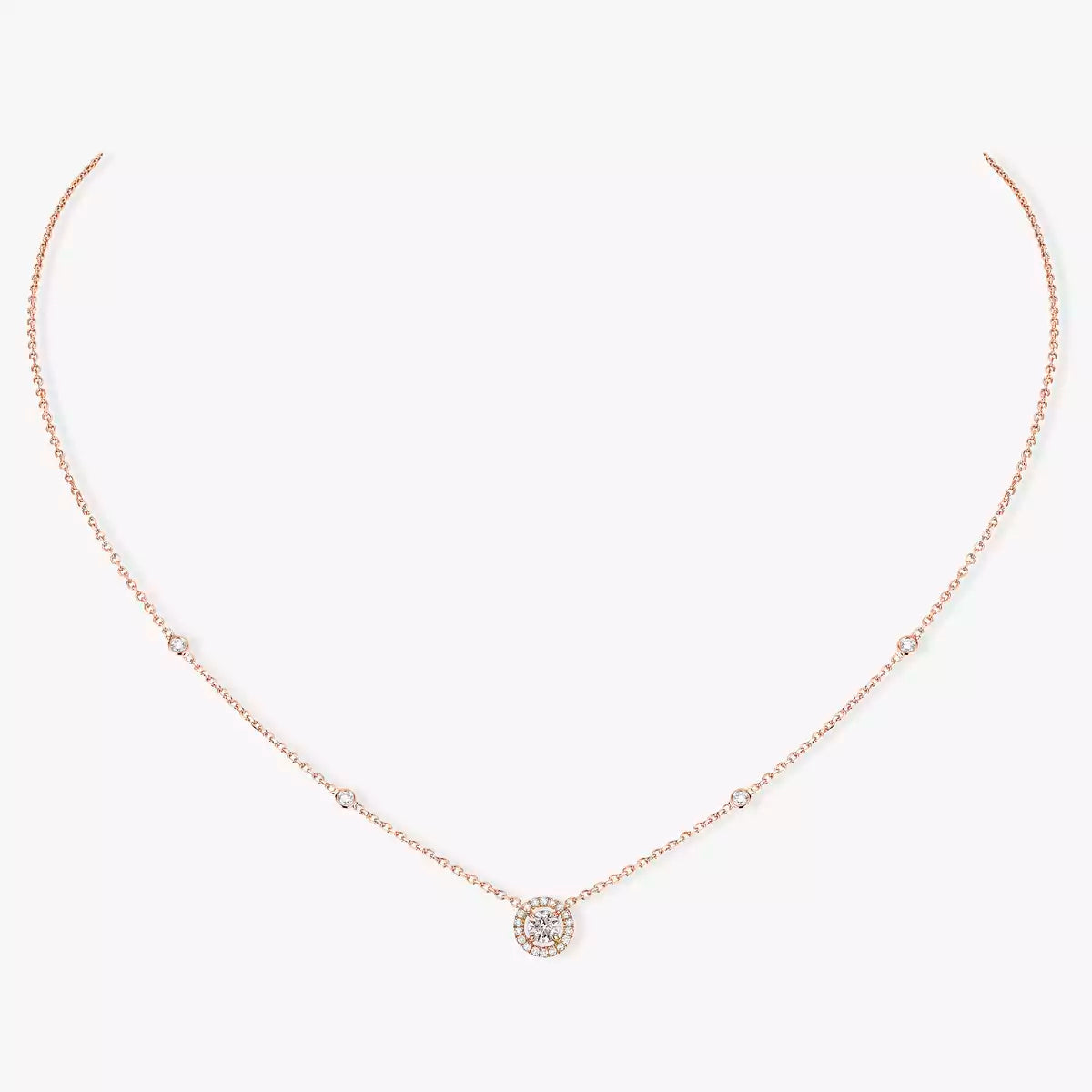 [Stars Jewelry]Diamond Necklace 0,20ct Brilliant Shape Joy