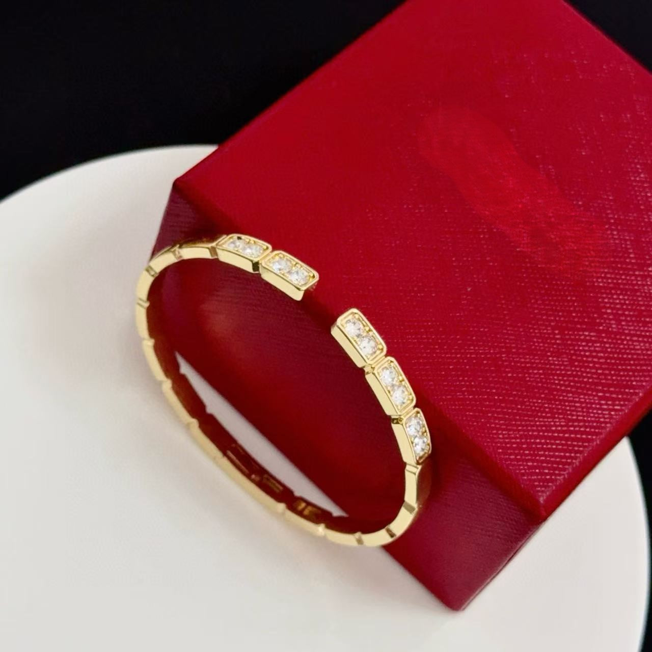 [Star Jewelry jewelrys]LOVE DIAMOND OPEN  BRACELET