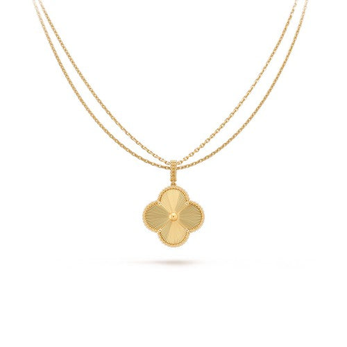 [Star Jewelry]CLOVER 25MM PEDANT NECKLACE GOLD