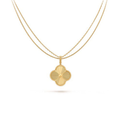 [Star Jewelry]CLOVER 25MM PEDANT NECKLACE GOLD