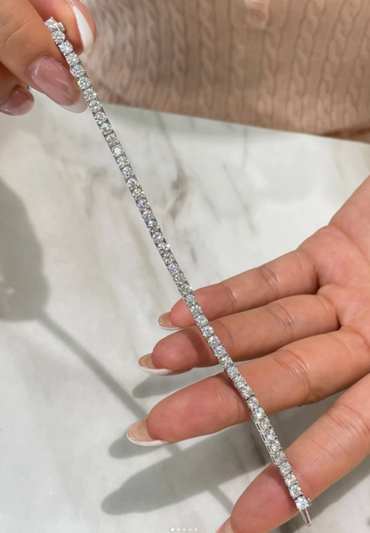 [Star Jewelry]  CLASSIC BASEBALL BRACELAT, 52 DIAMOND