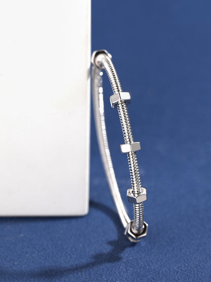 [Star Jewelry jewelrys]CT THREADED BRACELET