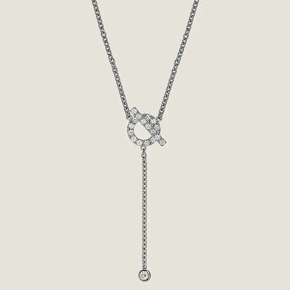 [Star Jewelry]FINESSE SILVER DIAMOND NECKLACE
