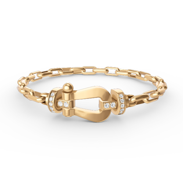 [Star Jewelry]FORCE LARGE HORSESHOE CLASP  METAL BRACELET