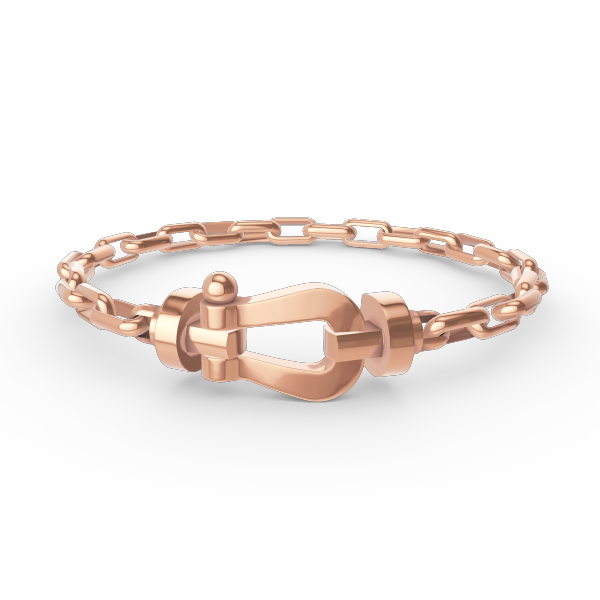 [Star Jewelry]FORCE LARGE HORSESHOE CLASP  METAL BRACELET