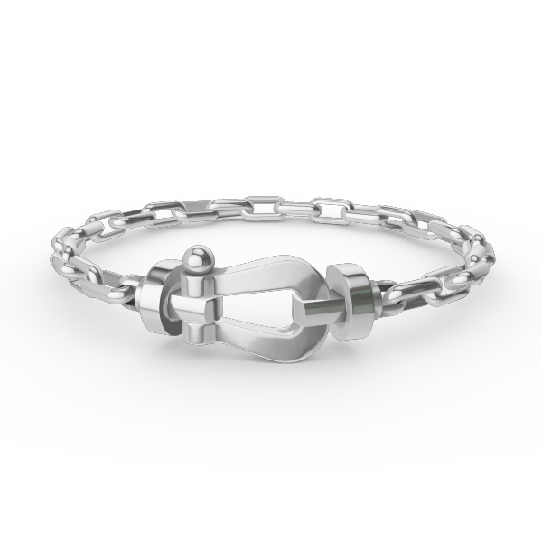 [Star Jewelry]FORCE LARGE HORSESHOE CLASP  METAL BRACELET
