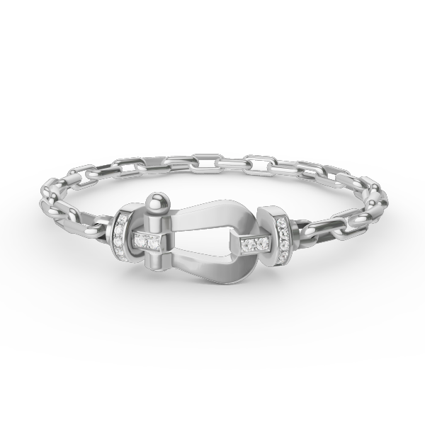 [Star Jewelry]FORCE LARGE HORSESHOE CLASP  METAL BRACELET