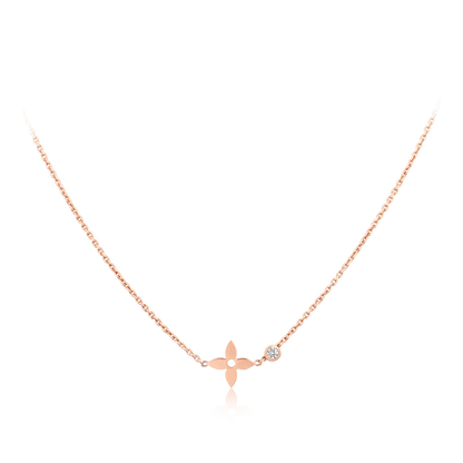 [Star Jewelry]BLOSSOM PENDANT PINK GOLD AND DIAMOND