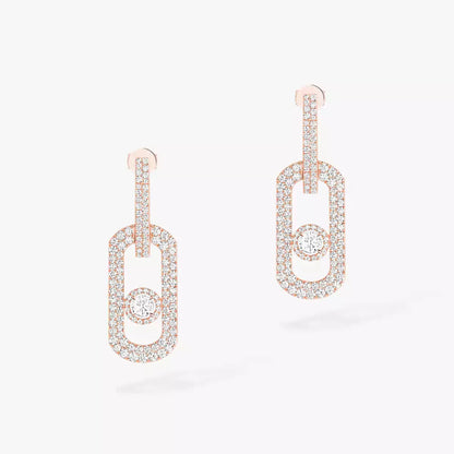 [Stars Jewelry]So Move XL Pave_-Set Diamond Pendant Earrings