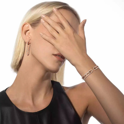 [Stars Jewelry]Diamond Pendant Earrings Move 10Th