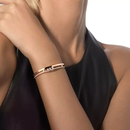[Stars Jewelry]Move Romane Diamond Bangle Bracelet