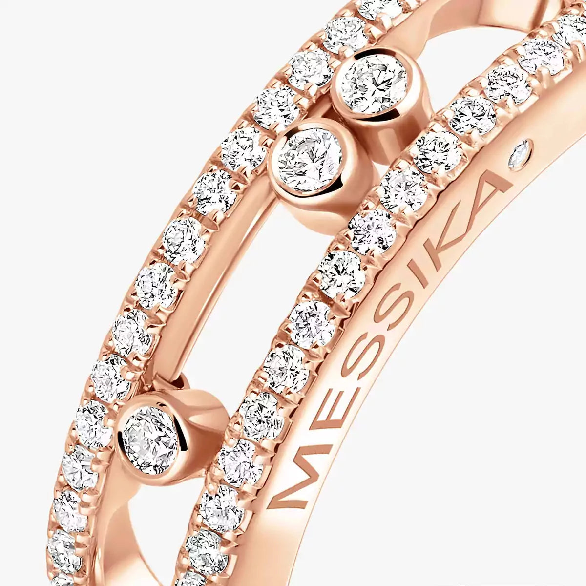 [Stars Jewelry] Baby Move Gold Diamond Pave_ Ring