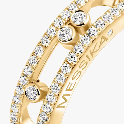 [Stars Jewelry] Baby Move Gold Diamond Pave_ Ring