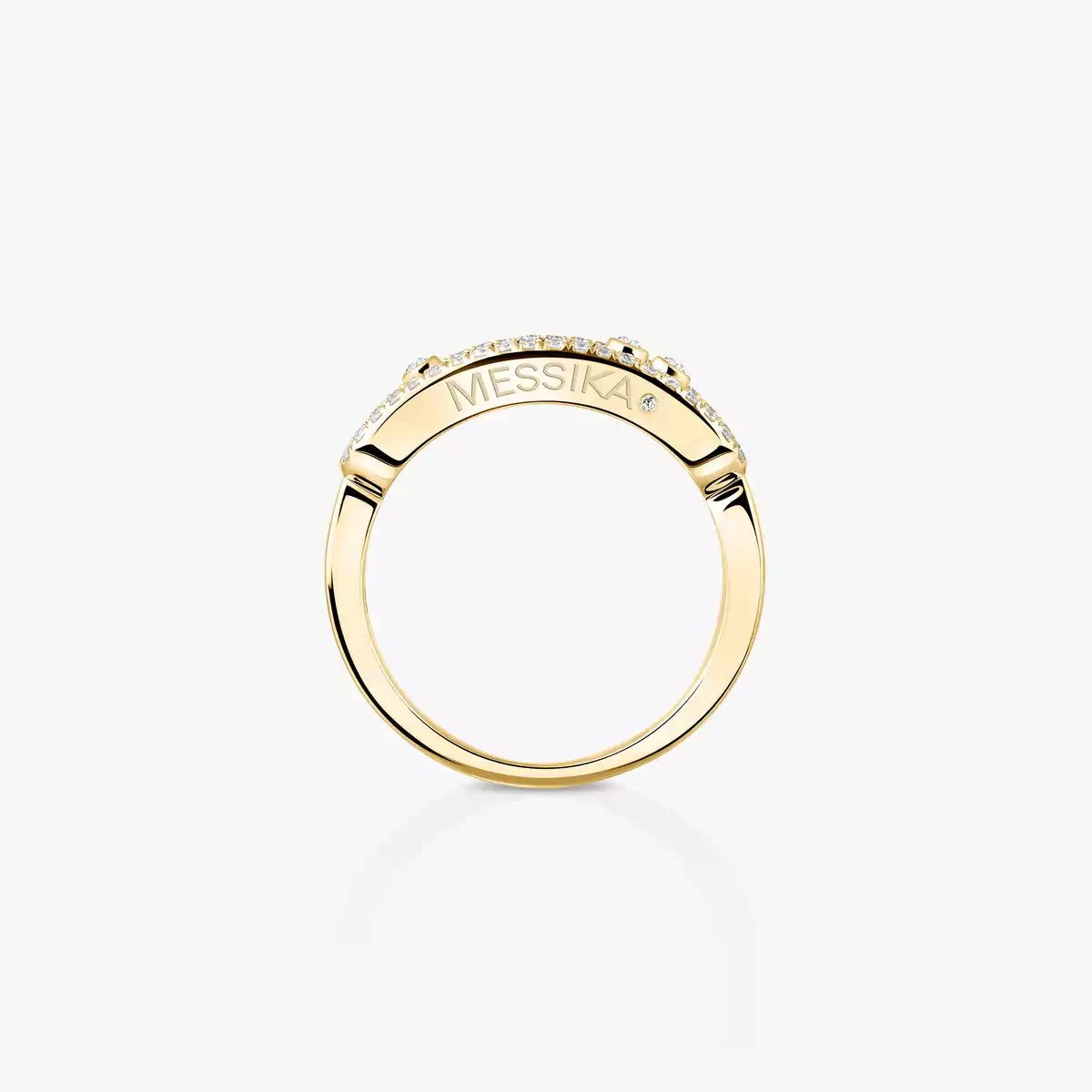[Stars Jewelry] Baby Move Gold Diamond Pave_ Ring