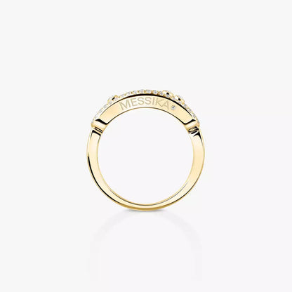 [Stars Jewelry] Baby Move Gold Diamond Pave_ Ring