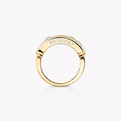 [Stars Jewelry] Move Gold Diamond Pave_ Ring