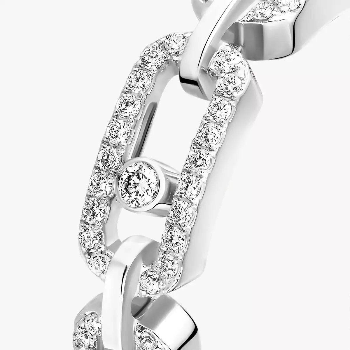 [Stars Jewelry]Move Link Pave_-Set Diamond Ring in Gold