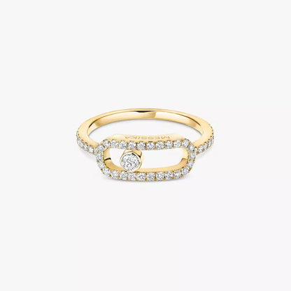 [Stars Jewelry]Move Uno Diamond Ring in Gold