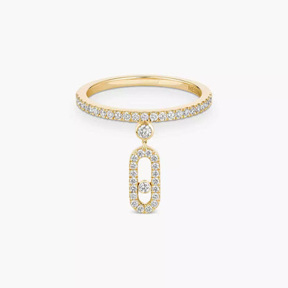 [Stars Jewelry]Move Uno Diamond Ring