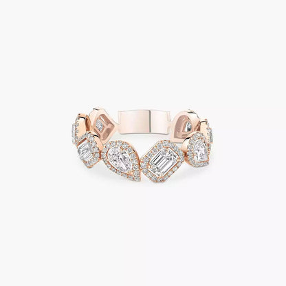 [Stars Jewelry]Diamond Wedding Ring My Twin