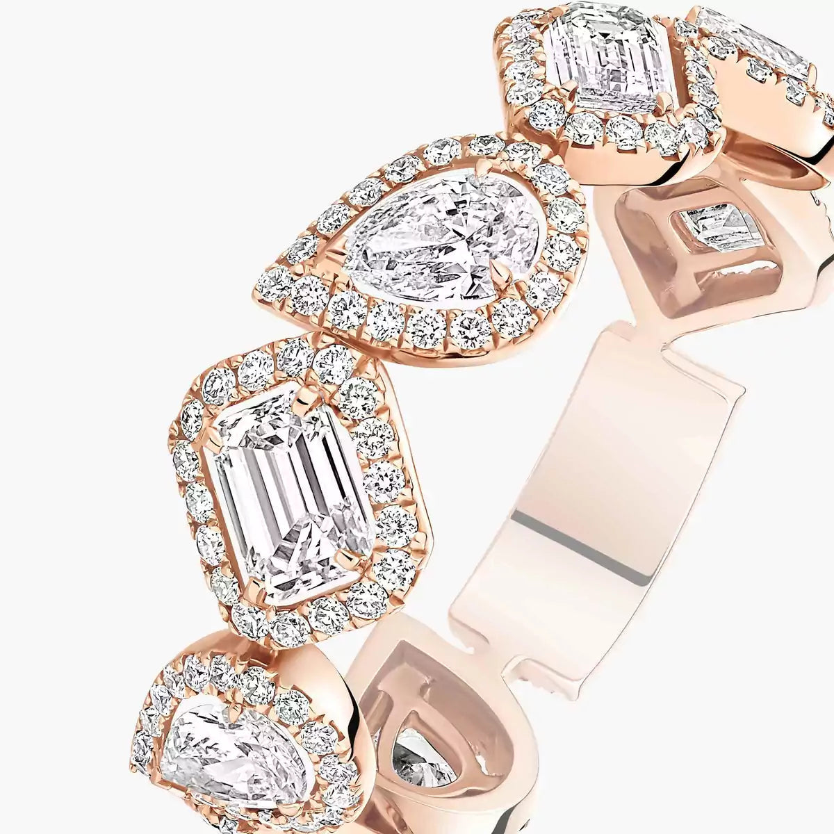 [Stars Jewelry]Diamond Wedding Ring My Twin
