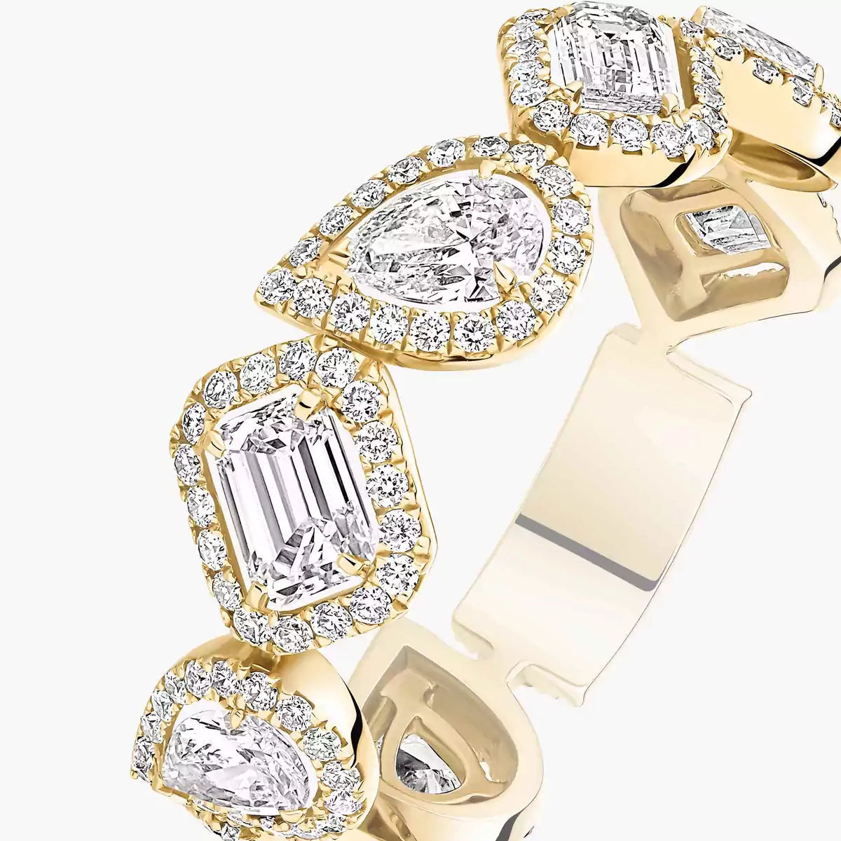 [Stars Jewelry]Diamond Wedding Ring My Twin
