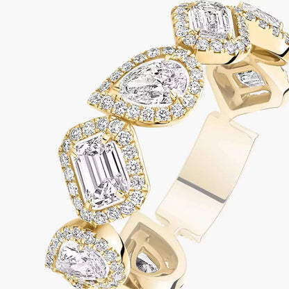 [Stars Jewelry]Diamond Wedding Ring My Twin