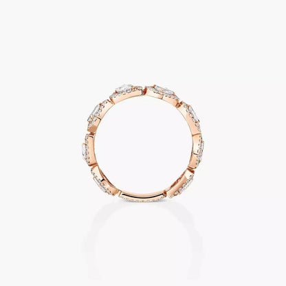 [Stars Jewelry]Diamond Wedding Ring My Twin