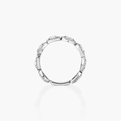 [Stars Jewelry]Diamond Wedding Ring My Twin