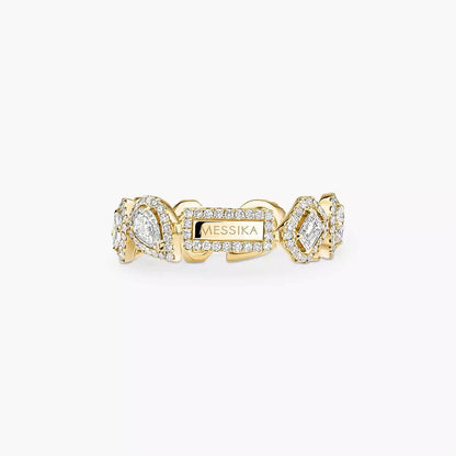 [Stars Jewelry]Diamond Wedding Ring My Twin