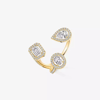 [[Stars Jewelry] Diamond Ring 0,25ct My Twin Trilogy