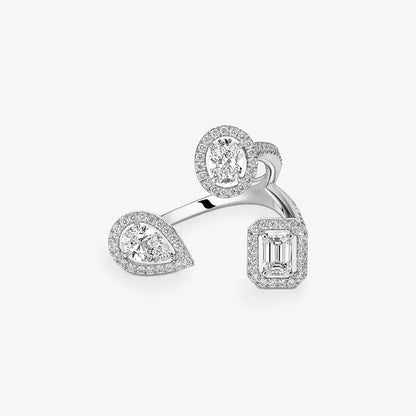 [[Stars Jewelry] Diamond Ring 0,25ct My Twin Trilogy