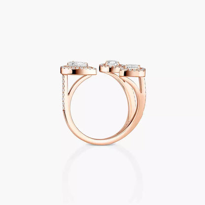 [[Stars Jewelry] Diamond Ring 0,25ct My Twin Trilogy