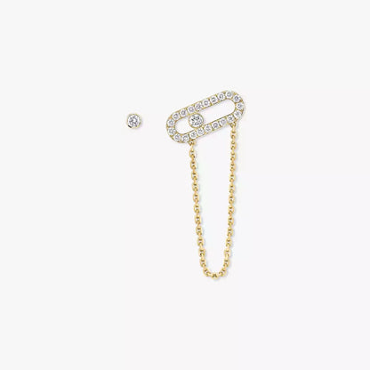 [Stars Jewelry]Move Uno Diamond Earrings
