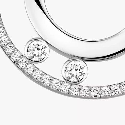 [Stars Jewelry]Move Romane Small Diamond Hoop Earrings