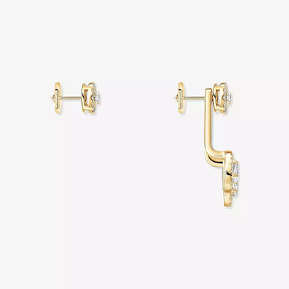[Stars Jewelry] My Twin Trio  Diamond Earrings