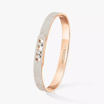 [Stars Jewelry]Move Noa Full Pavé Diamond Bangle Bracelet