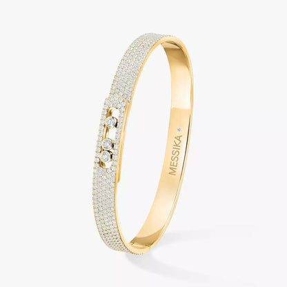 [Stars Jewelry]Move Noa Full Pavé Diamond Bangle Bracelet