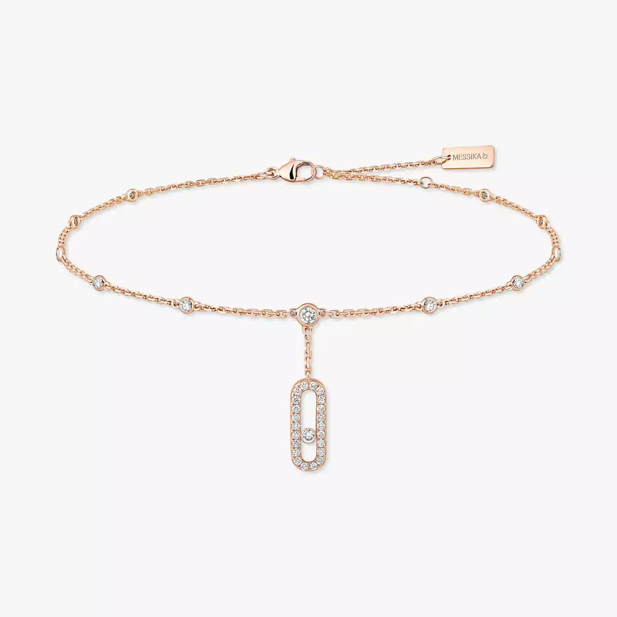 [Stars Jewelry] Move Uno pavé ankle bracelet