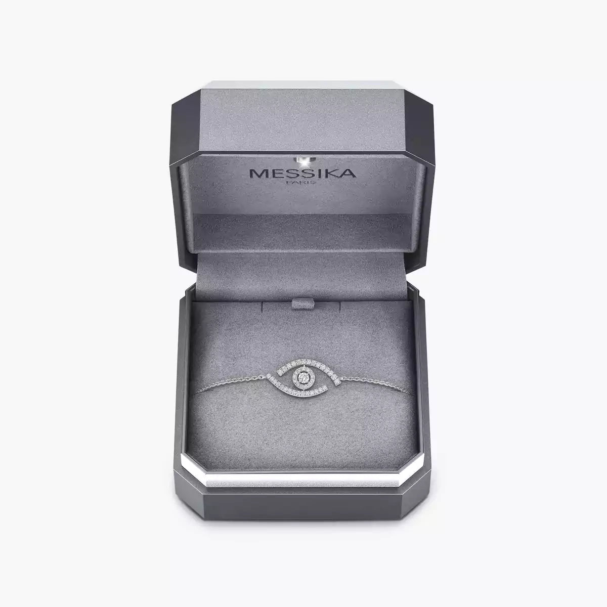 [Stars Jewelry]Lucky Eye Pave-Set Diamond Bracelet