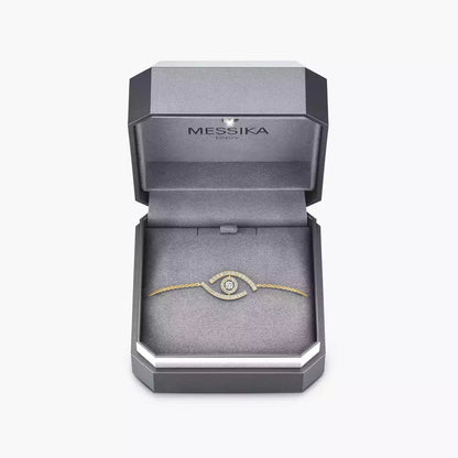 [Stars Jewelry]Lucky Eye Pave-Set Diamond Bracelet