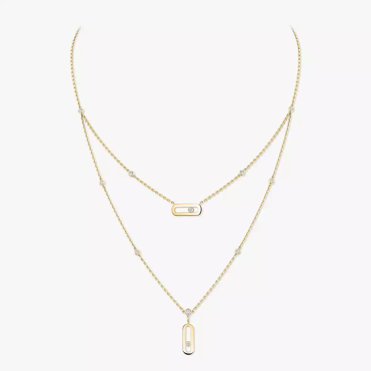 [Stars Jewelry] Move Uno Diamond Necklace