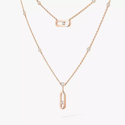 [Stars Jewelry] Move Uno Diamond Necklace