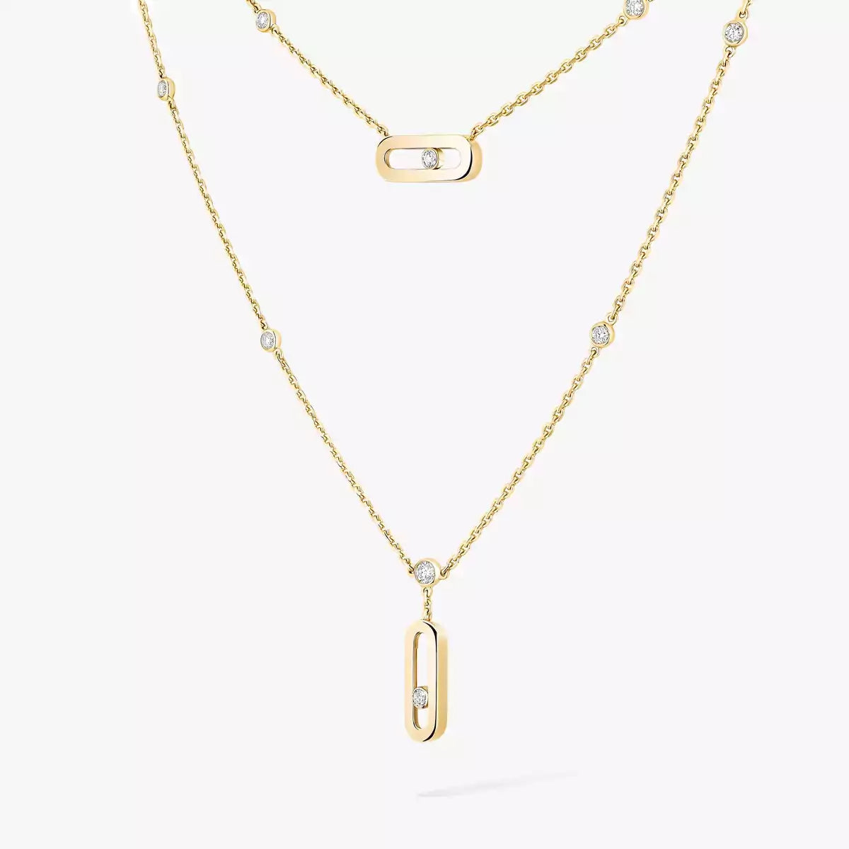 [Stars Jewelry] Move Uno Diamond Necklace
