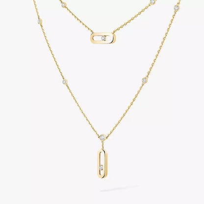 [Stars Jewelry] Move Uno Diamond Necklace
