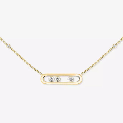 [Stars Jewelry] Baby Move Gold Diamond Necklace