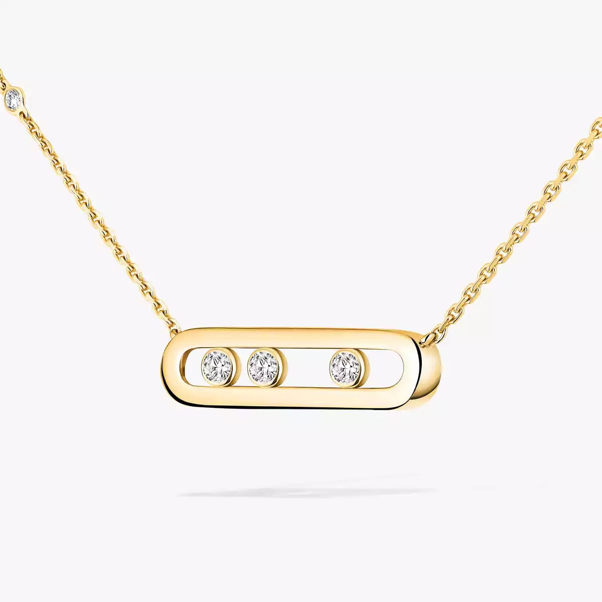 [Stars Jewelry] Baby Move Gold Diamond Necklace