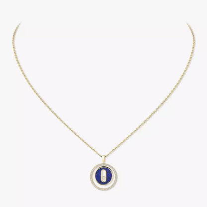 [Stars Jewelry]Lucky Move Diamond Necklace in Rose Gold and White Mother-of-Pearl
